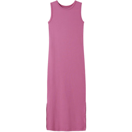 Name It Strawberry Moon Nkfnakal Sl Slim Maxi Dress Noos