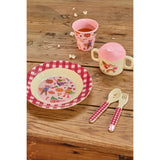 Rice Melamine Cup With Hero Print - Medium - Pink - 250 Ml