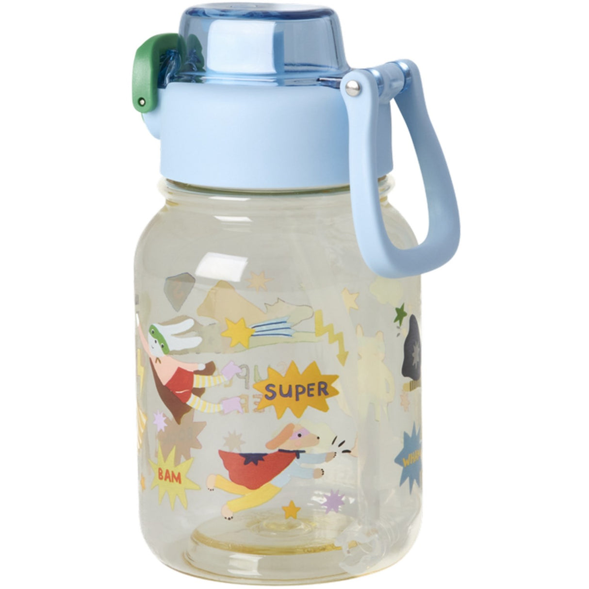 Rice Plastic Kids Drinking Bottle With Hero Print - 700 Ml