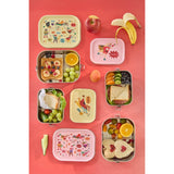 Rice Stainless Steel Lunchbox With Moveable Divider And Hero Print - Cream - Large - 1400 Ml