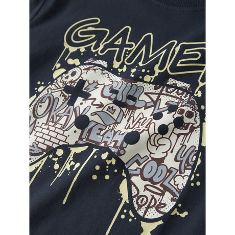 Name It Navy Blazer Gamer Nkmvictor Ss Nreg Top