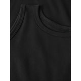 Name It Black Nkfnakal Sl Slim Maxi Dress Noos