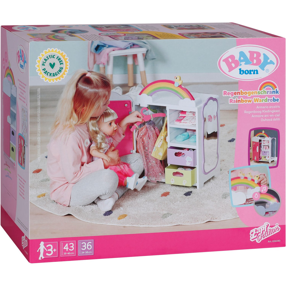 BABY Born Rainbow Wardrobe