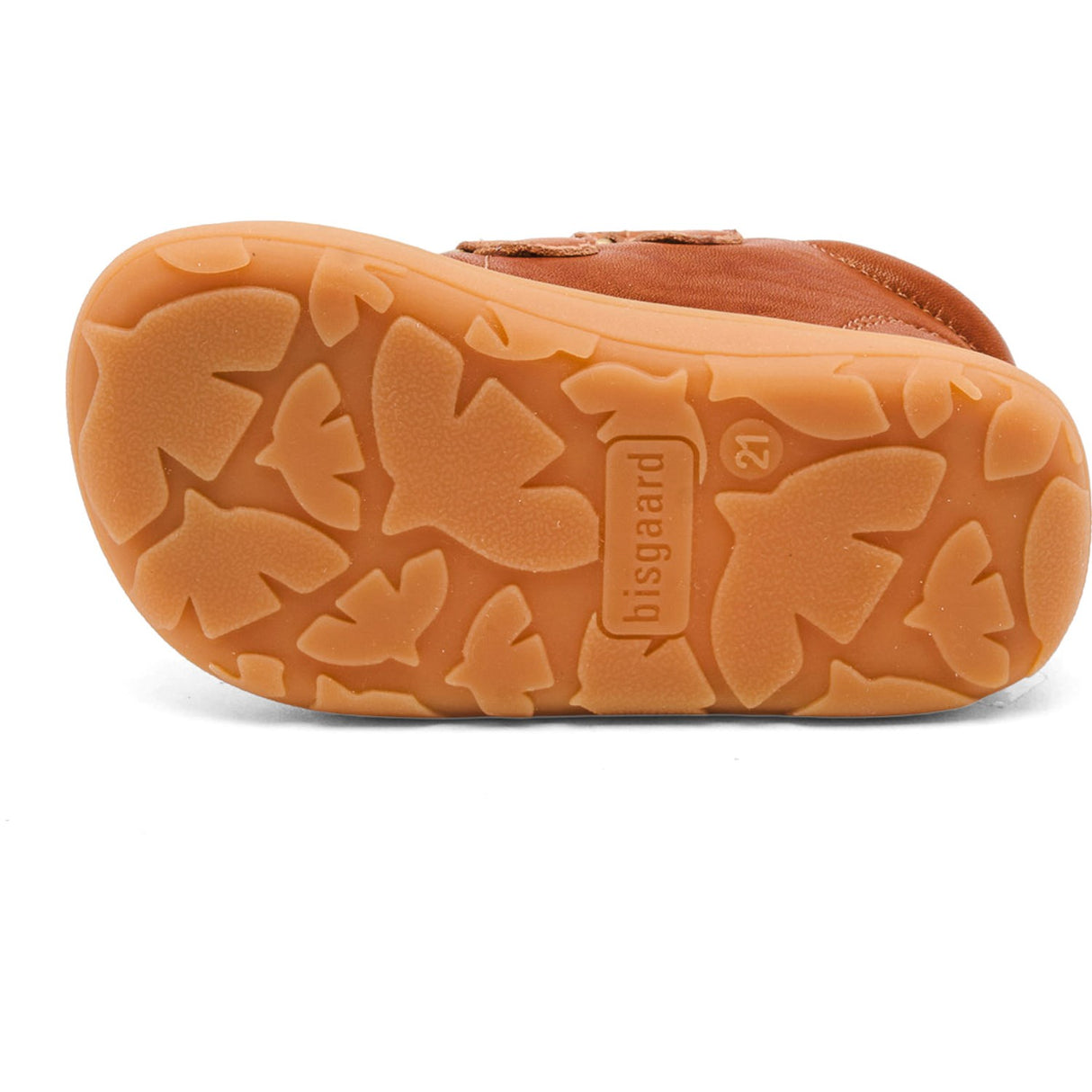 Bisgaard Cognac Barefoot Dex First Step Shoe