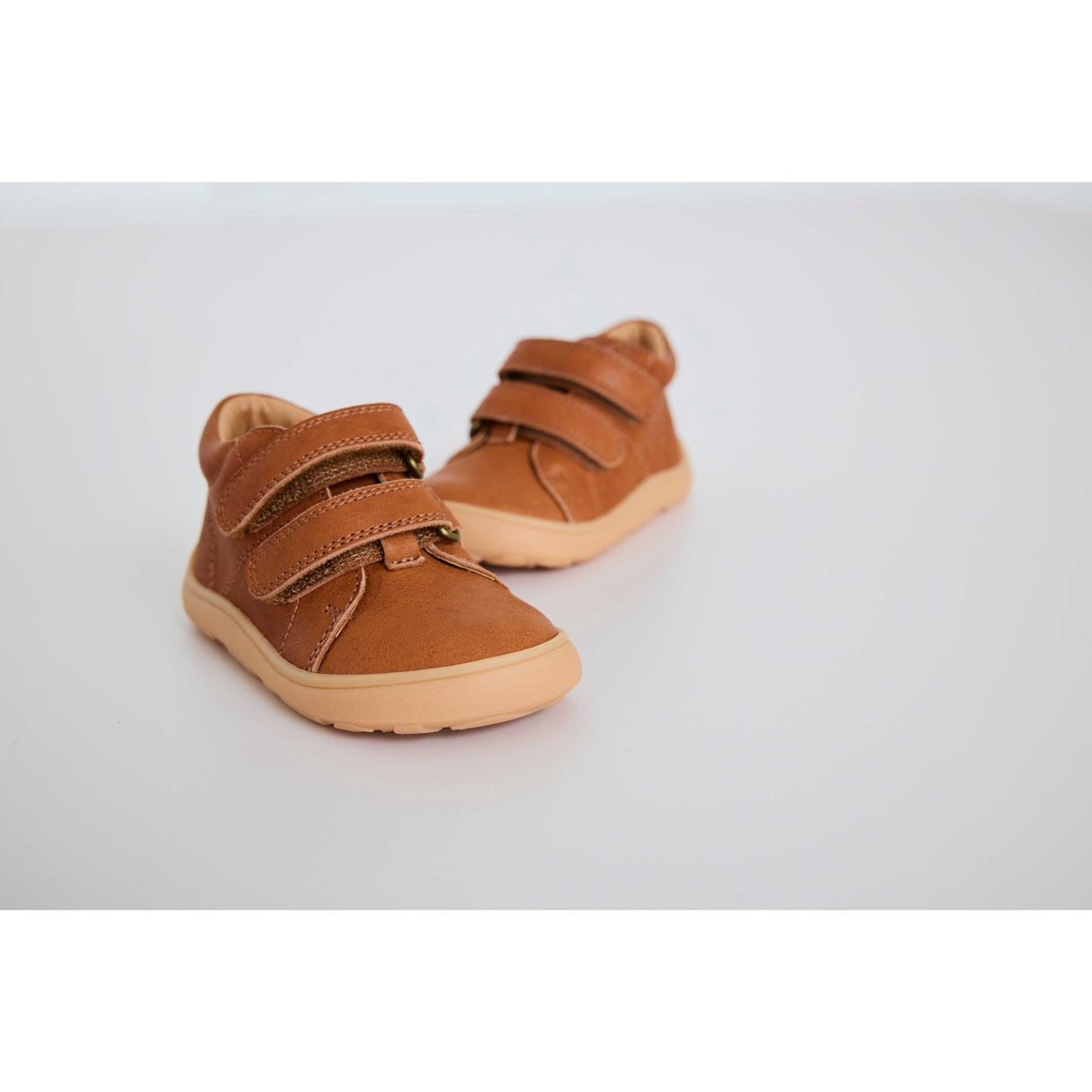 Bisgaard Cognac Barefoot Dex First Step Shoe