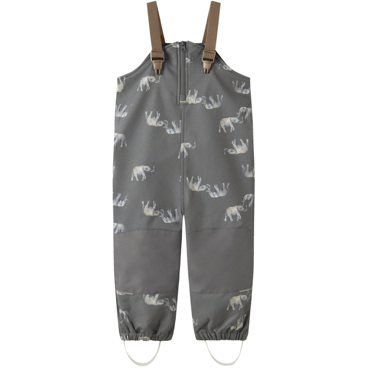 Name It Quiet Shade Elephant Nmmalfa08 Softshell Bib Pants AOP Fo