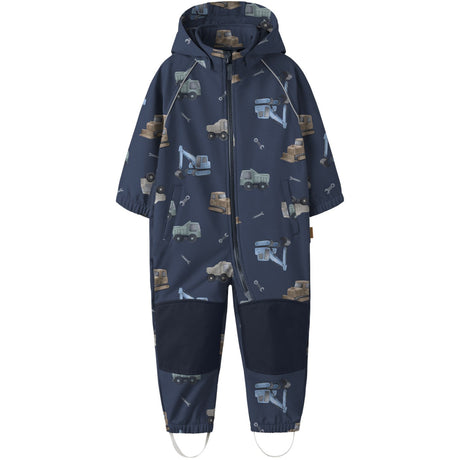 Name It Oceana Construction Nmmalfa08 Softshell Suit AOP 1Fo Noos