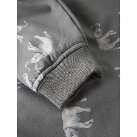 Name It Quiet Shade Elephant Nmmalfa08 Softshell Jacket AOP Fo1