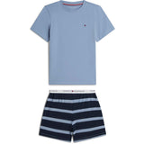 Tommy Hilfiger Rugby Stripe / Brisk Blue Ss Pj Set