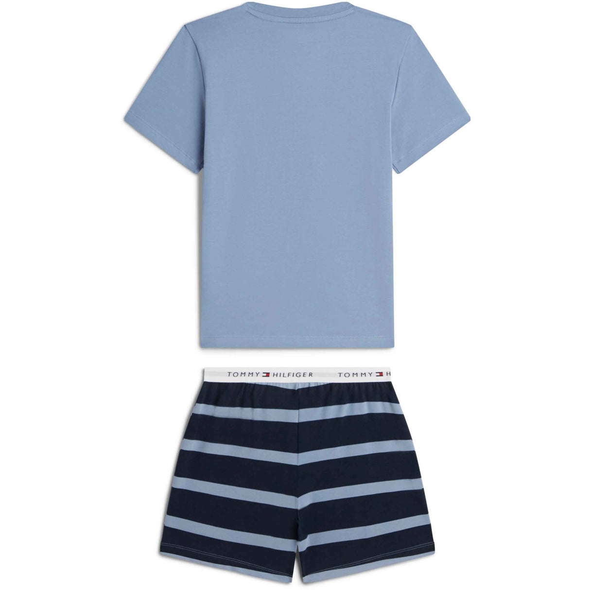 Tommy Hilfiger Rugby Stripe / Brisk Blue Ss Pj Set