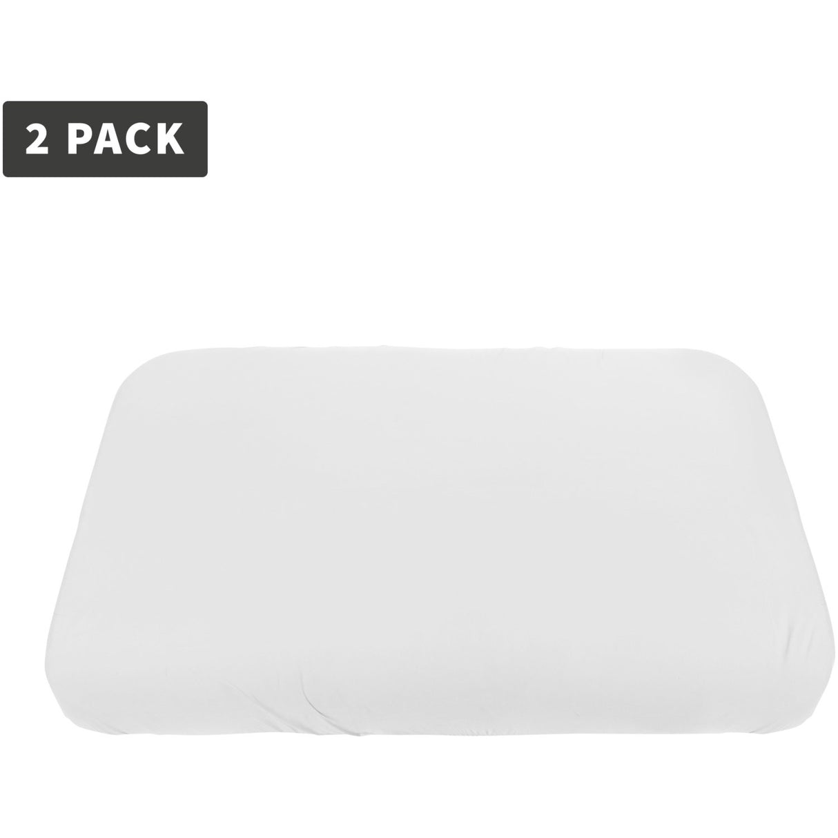 Sebra White Jersey Sheet 2-Pack Baby