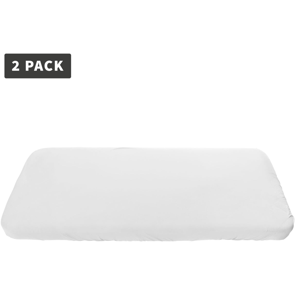 Sebra White Jersey Sheet 2-Pack Junior