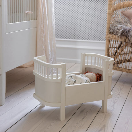 Sebra White Doll's Bed And Mattress
