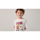 Levi's Bright White Lvb Fries On The Loose Tee