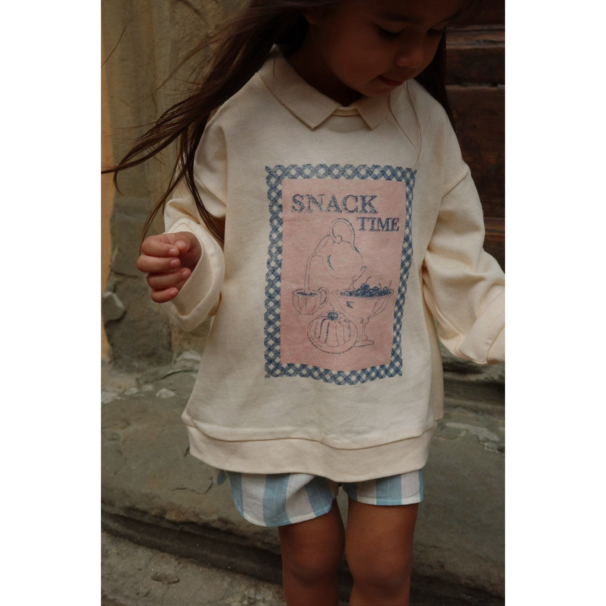 Konges Sløjd Buttercream Spotty Ls Polo Gots