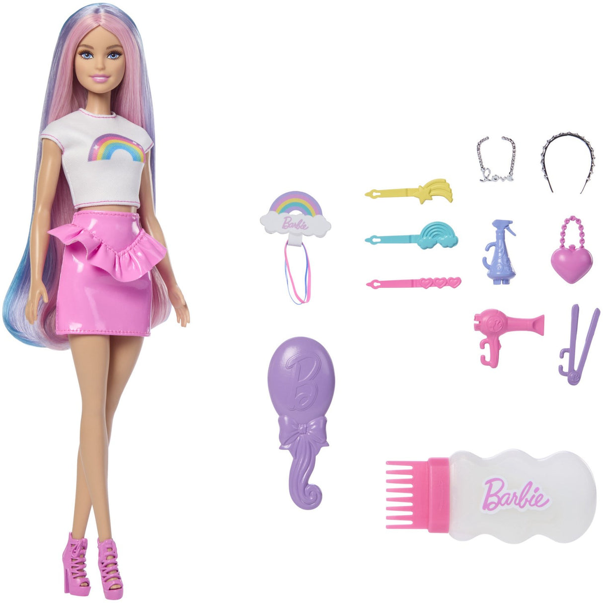 Barbie® Regnbueglimmer Hårlegesæt