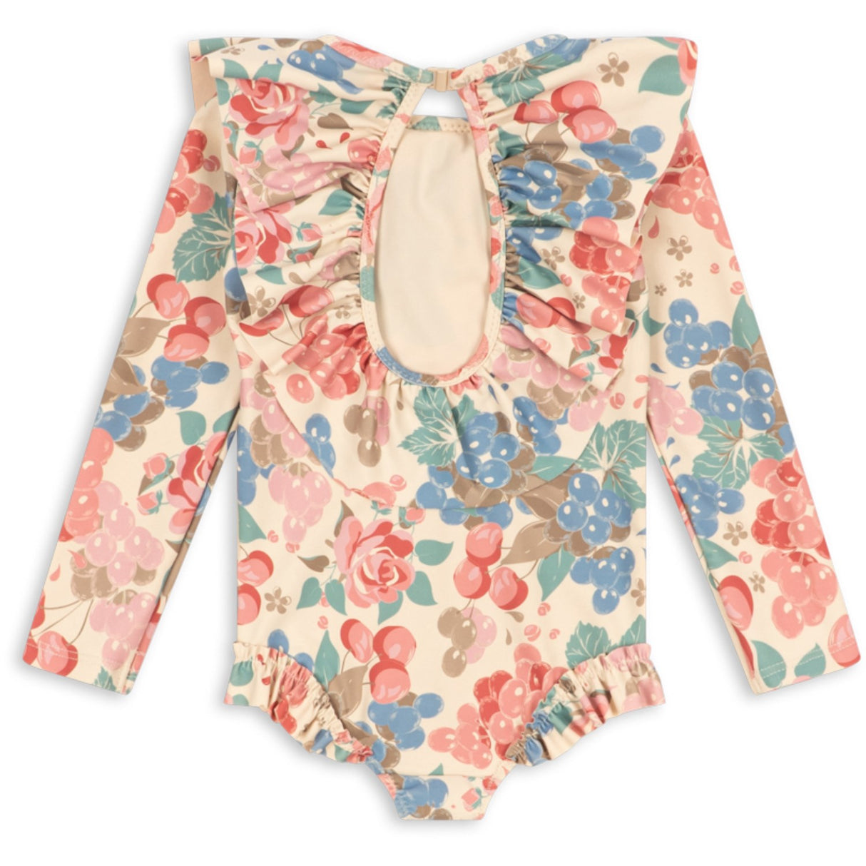 Konges Sløjd Bloomiegrape Manuca Ls Swimsuit Grs