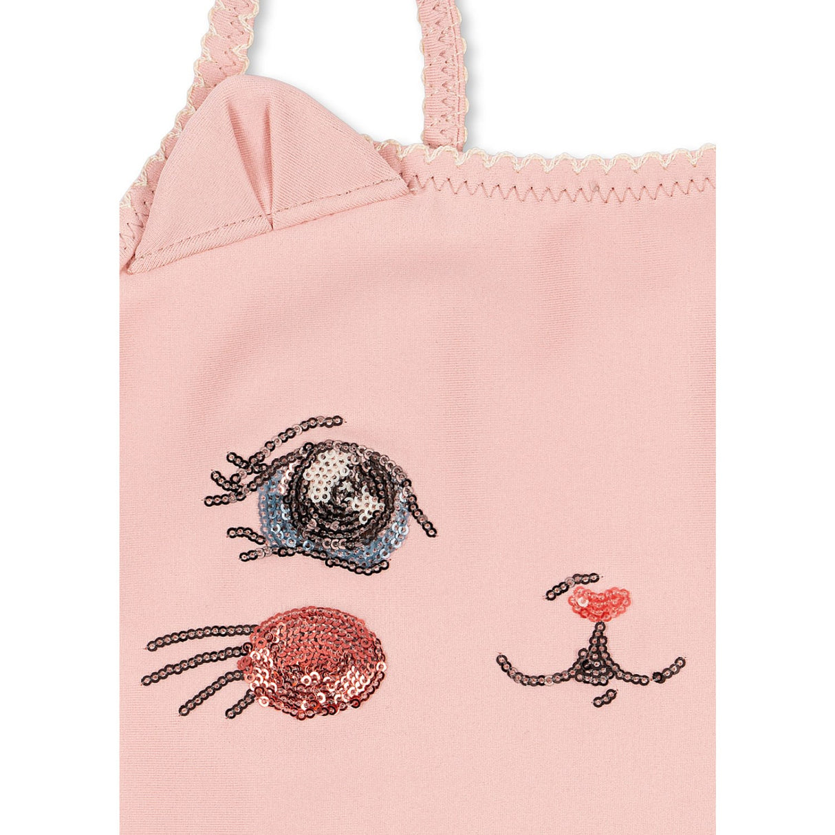 Konges Sløjd Powder Pink Kitty Swimsuit Grs