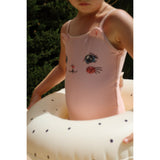 Konges Sløjd Powder Pink Kitty Swimsuit Grs