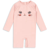 Konges Sløjd Powder Pink Kitty Onesie Grs
