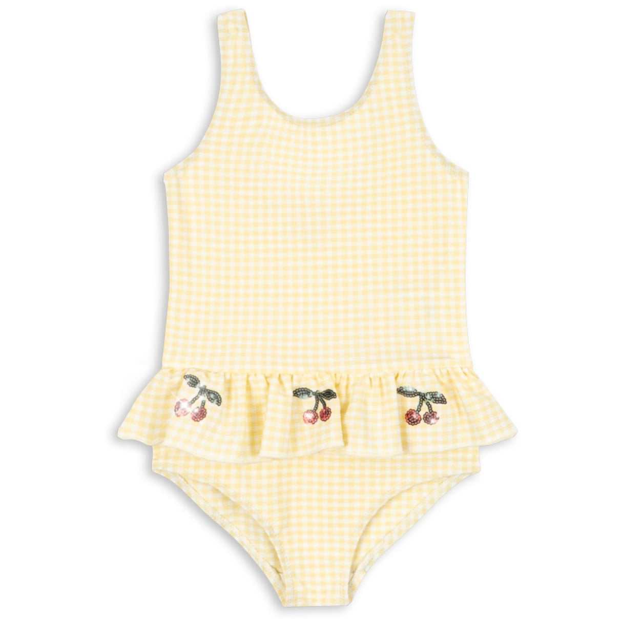 Konges Sløjd Banana Almond Check Etta Swimsuit
