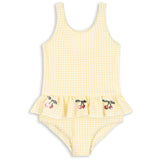 Konges Sløjd Banana Almond Check Etta Swimsuit