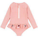 Konges Sløjd Geranium Pink Etta Ls Swimsuit