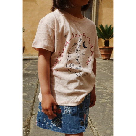 Konges Sløjd Pink/Meow Era Tee Ocs