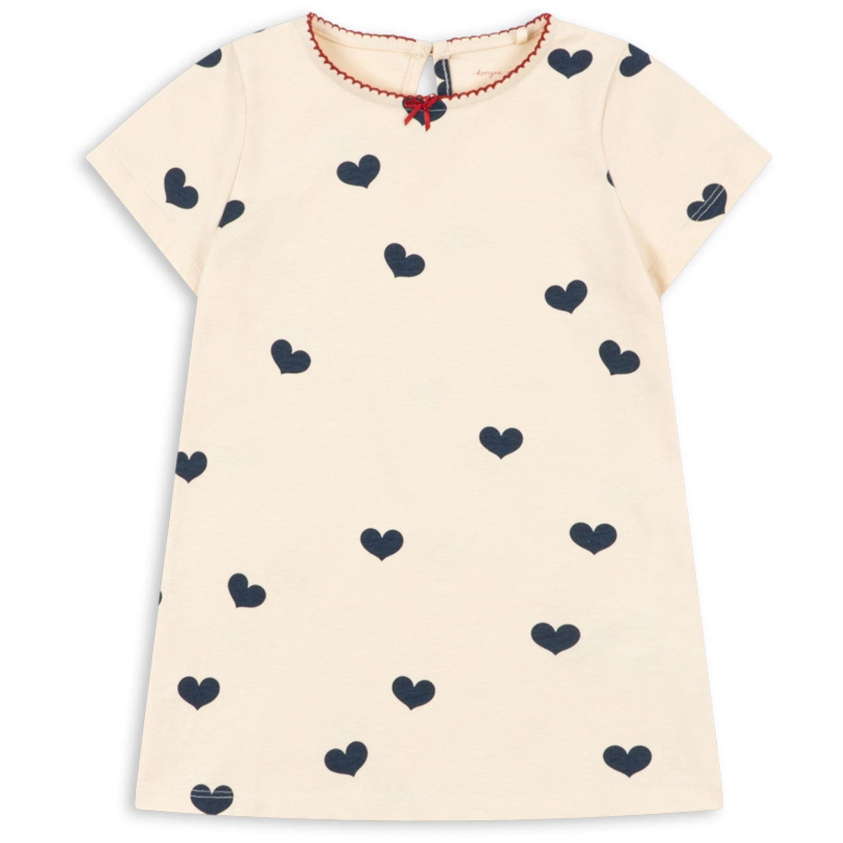 Konges Sløjd Cuore Tricolore Drey Ss Dress Gots