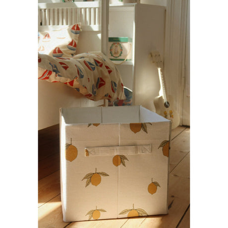 Konges Sløjd Lemon Fabric Storage Baskets 2 Pcs