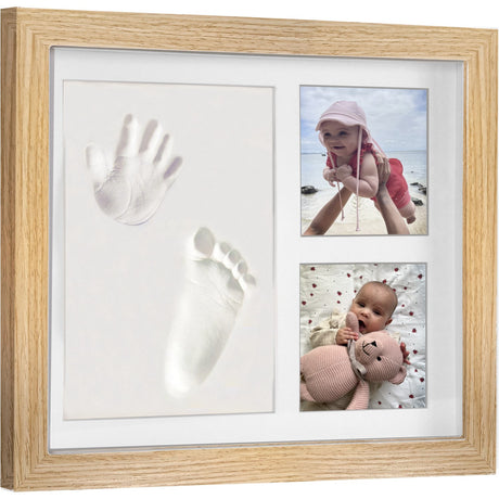 Vanilla COPENHAGEN Wood Printed Hand & Foot Print Frame Medium