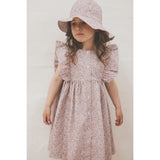 Huttelihut Plumeria Dress Ss In Liberty Fabric