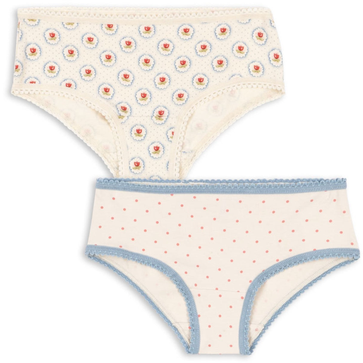Konges Sløjd Pirouette Dot/Mirage Basic 2 Pack Girl Underpants Gots