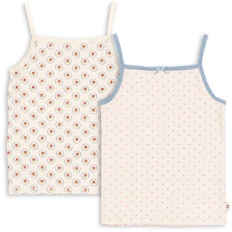 Konges Sløjd Pirouette Dot/Mirage Basic 2 Pack Strap Tops Gots