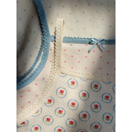 Konges Sløjd Pirouette Dot/Mirage Basic 2 Pack Strap Tops Gots