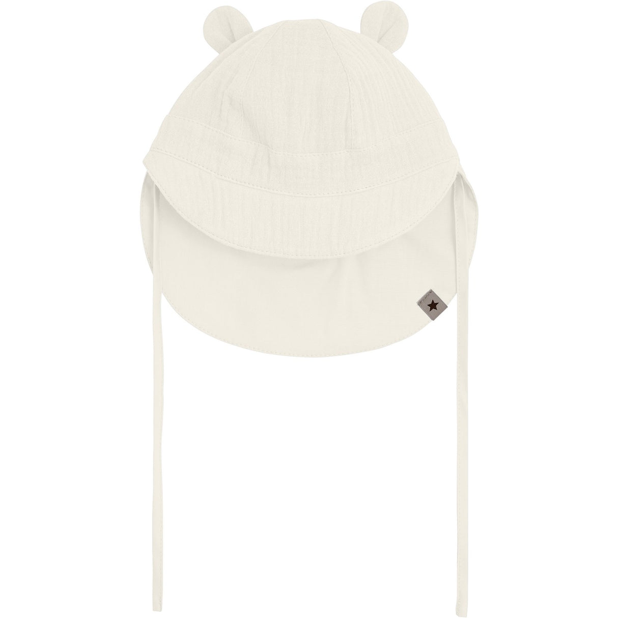Huttelihut Antique White Summer Hat Ears Muslin