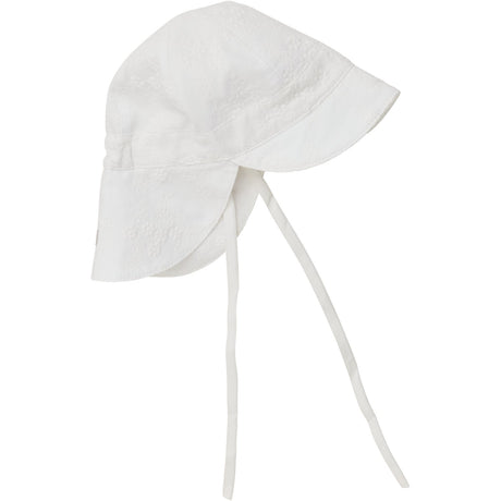 Huttelihut Antique White Summer Hat Embroidery