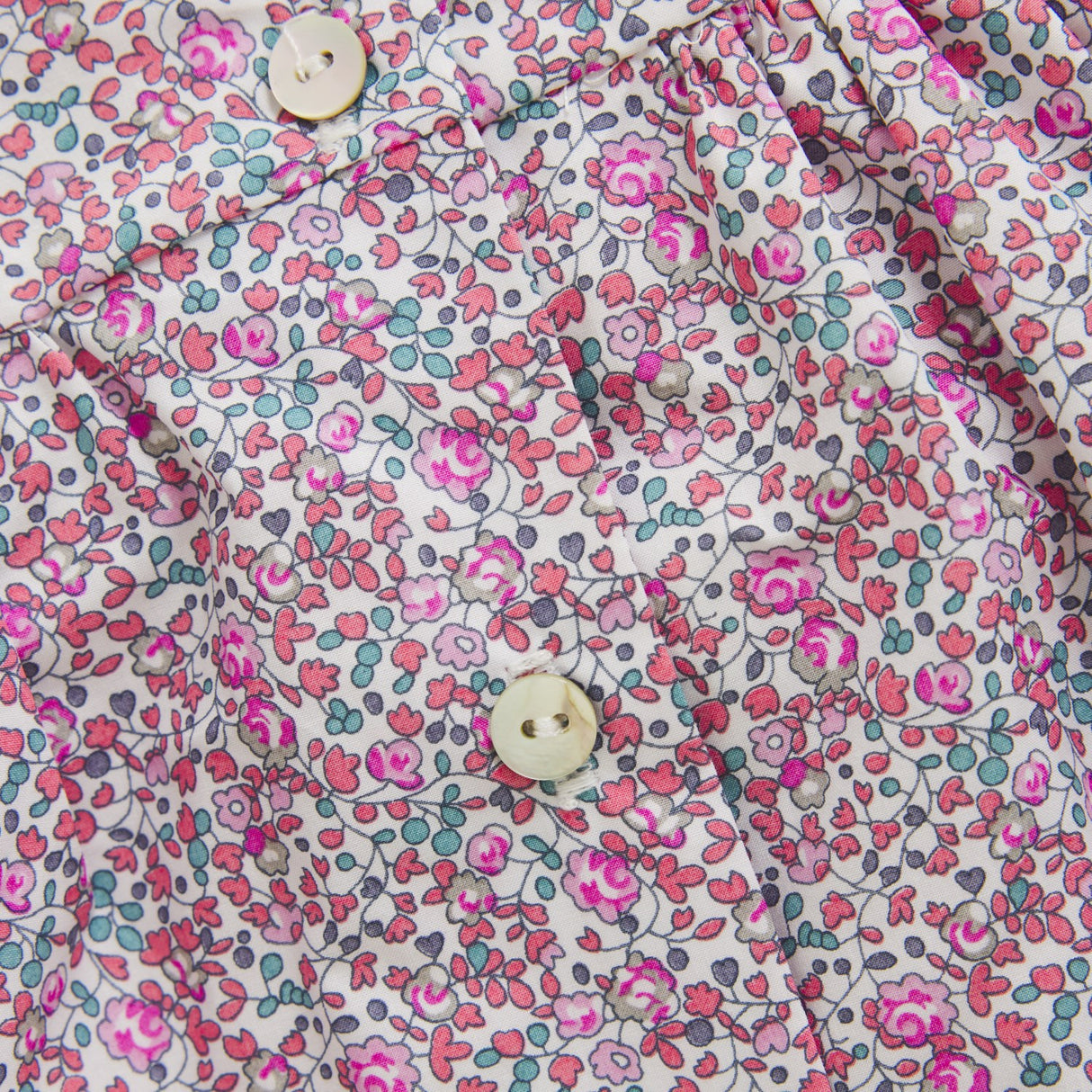 Huttelihut Plumeria Dress Ss In Liberty Fabric
