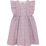 Huttelihut Plumeria Dress Ss In Liberty Fabric