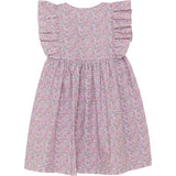 Huttelihut Plumeria Dress Ss In Liberty Fabric