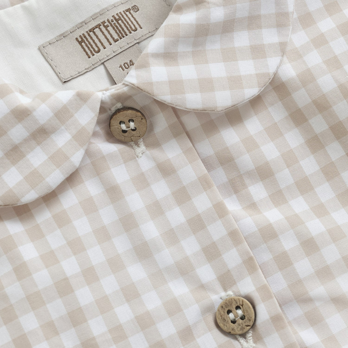 Huttelihut White Pepper Dress Ss Woven Check