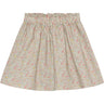 Huttelihut Double Cream Skirt In Liberty Fabric