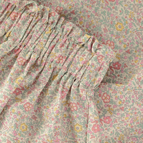 Huttelihut Double Cream Skirt In Liberty Fabric