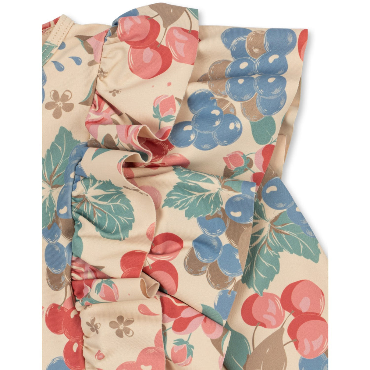 Konges Sløjd Bloomiegrape Manuca Frill Onesie Grs