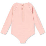 Konges Sløjd Powder Pink Kitty Ls Swimsuit Grs