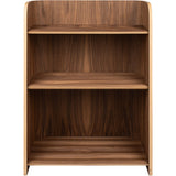 Curve Lab Walnut Curvy Bookcase