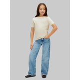 Calvin Klein Oatmeal Mono Mini Badge Reg T-Shirt