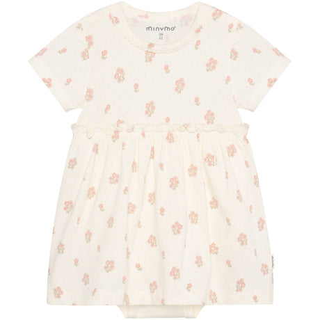 Minymo Vanilla Ice Body Dress Ss Aop