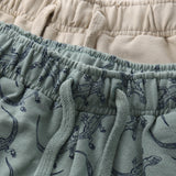 Minymo Lily Pad Sweat Shorts 2-Pack