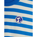 Mini Rodini Blue Earth Yd Stripe Ss Dress